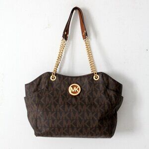 Michael Kors Jet Set Travel Large Chain Shoulder Tote